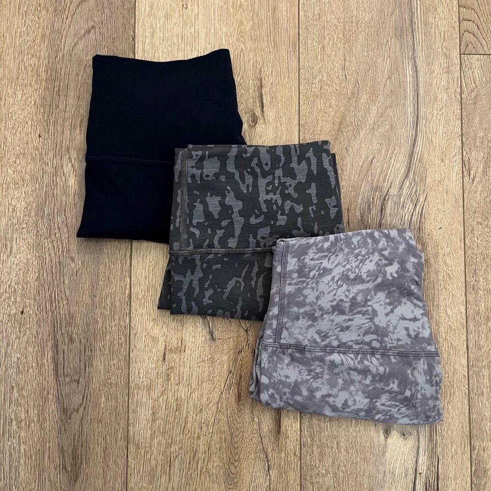 Lululemon Cropped Leggings Bundle of 3 (Size 8)